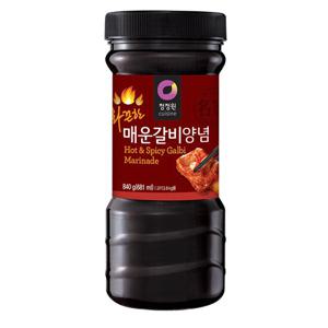 청정원 매운갈비 양념 화끈한맛 840g