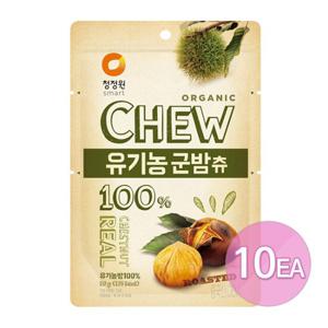 청정원 츄앤 유기농 군밤츄 80g x 10개