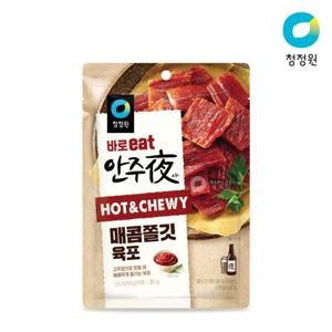 청정원 안주야 매콤쫄깃 육포 30g