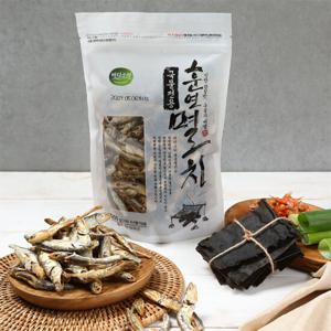 [바다소리] 참숯 직화 훈연멸치 200g (국물 육수용)