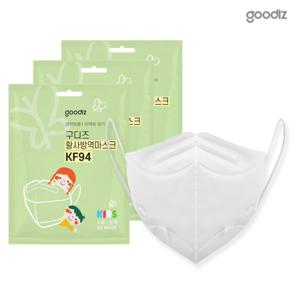 구디즈 KF94 어린이용 마스크 30매(소형) 새부리형/개별포장