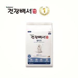 건강백서 강아지사료 순 말티즈 7.2KG + 물티슈 80매 1팩