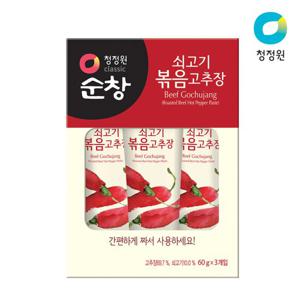 청정원 쇠고기 볶음고추장 60g x 3ea