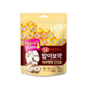 [하림펫푸드] 밥이보약 피부탱탱 건강볼 38g