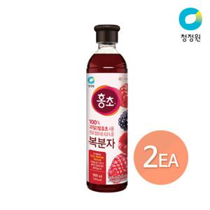 청정원 홍초 복분자 900ml x 2개