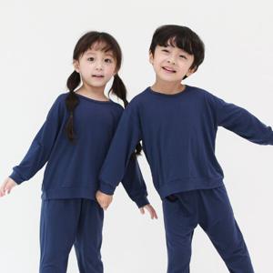 [알록달록]통실내복 네이비 텐셀모달 아동 주니어 잠옷 (150~170