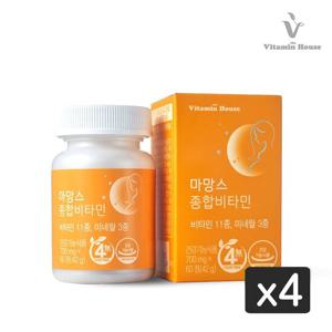 비타민하우스 마망스 임산부 종합비타민 4병(8개월분)
