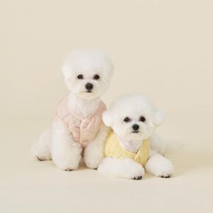 [울리] 22FW 경량패딩베스트/ 편안한/강아지 가을옷 겨울옷