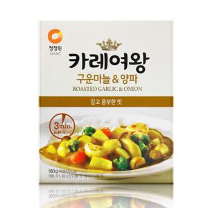 청정원 카레여왕 3분 구운마늘양파 160g