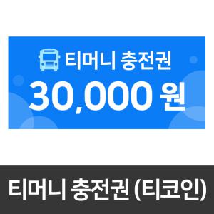 [3만원권]티코인(T-coin/티머니 충전권) 카드결제가능