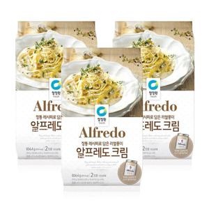 청정원 알프레도 크림파스타 604.4g x 3개