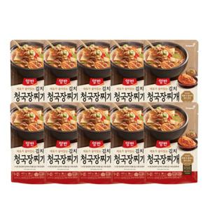 [동원] 양반 김치 청국장찌개 460g x10개