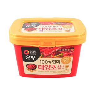 청정원 순창100%현미 태양초찰고추장500g