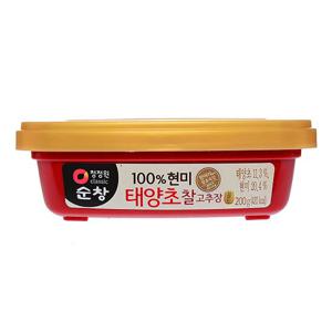 청정원 순창 100%현미 태양초 찰고추장200g