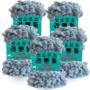 [정품][잇소뜨소] 라멘돌 핑거니팅 뜨개실 큰용량 5볼 500g/가방