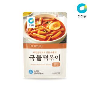 청정원 요리한수  국물떡볶이양념140g