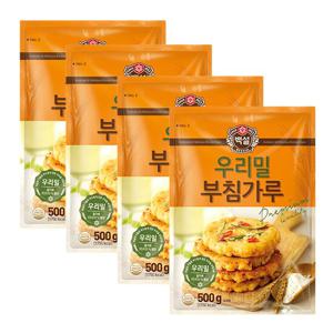 [CJ] 우리밀 부침가루 500G X 4개