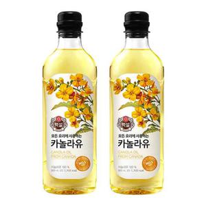 [CJ] 백설 카놀라유 900ML X 2개