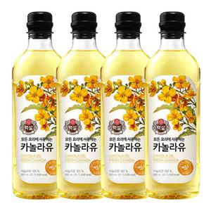 [CJ] 백설 카놀라유 900ML X 4개