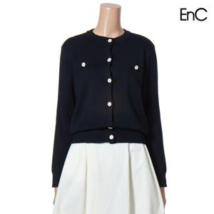 [ENC]금장 포인트 니트 가디건(ENCK21204Z)