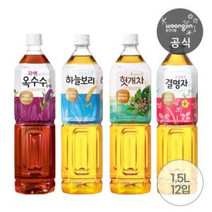 웅진식품 인기 차음료 1.5L 12입 하늘보리/결