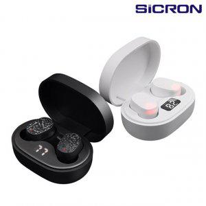 SICRON 듀얼 블루투스 무선 이어폰 이어셋 SM-100BT