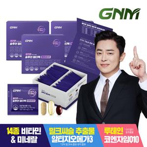 종합비타민+밀크씨슬+오메가3+코큐텐 / GNM 멀티팩 3박스