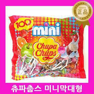 츄파춥스미니 농심 정품 1봉(100개입) 사탕 식당 캔디