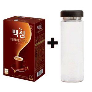 맥심 아라비카100 커피믹스 100Tx1개+워터보틀x1개