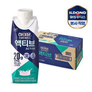 일동후디스 하이뮨 프로틴 밸런스 액티브 밀크(250ml*18팩)1박스