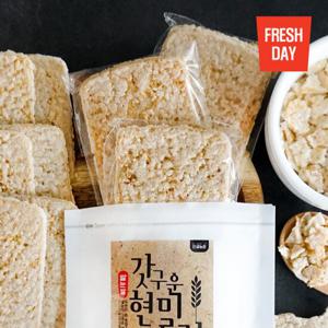 갓구운 쌀눈쌀 수제 현미누룽지 지퍼백 125g 7팩 (개별포장)