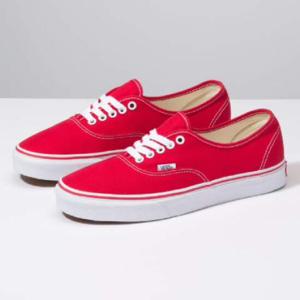 반스 VN000EE3RED VANS 코어 클래식 AUTHENTIC 어센틱 레드 남여공용 스니커즈 캔버스화