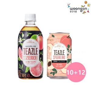 웅진식품 티즐 골라담기 500mL 10개/스파클링 340mL 12캔