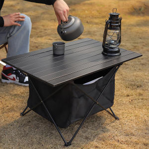 캠핑 테이블 접이식 휴대용 경량 롤테이블 폴딩 탁자 캠핑용 차박 알루미늄 메쉬 피크닉 야외 좌식 간이