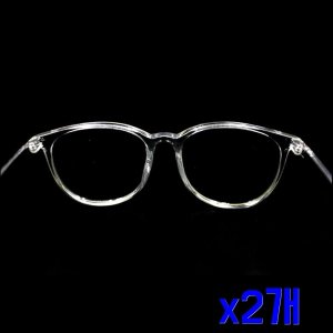 안경알 사이즈가 큰 투명 깔끔 안경테 x2개 패션안경