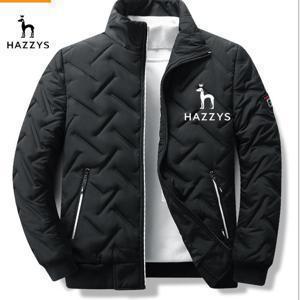 HAZZYS-남성용 봄버 재킷, 두꺼운 코튼 패딩, 퀼트 재킷, 남성 야구 재킷, 따뜻한 코트, 스트리트 패션 코트, 플러스 사이즈