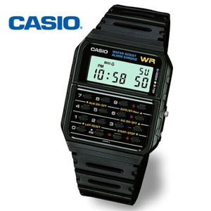 [정품] CASIO 카시오 데이터뱅크 CA-53W-1Z 계산기 우레탄시계