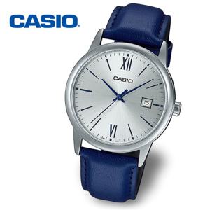 [정품] CASIO 카시오 MTP-V002L-2B3 남성 가죽 수능 손목시계