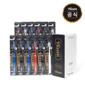 [오스템 뷰센]더블 와이드 칫솔 12입(보호캡)+뷰센 28 20g  미니치약 증정