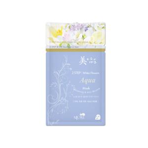 [다모아샵] [10매]화이트플라워 아쿠아 수분 시트팩 마스크팩
