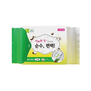 목화솜 에누아 밀봉 커머 생리대 중형 1팩(10개)