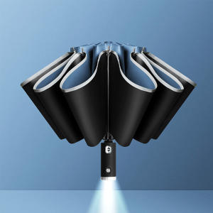 3단 거꾸로우산 LED 자동우산 반사대안전우산 휴대용