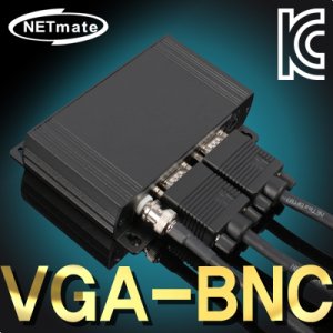 NETmate VGA(RGB) to 컴포지트(BNC RCA) 컨버터