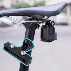 액션캠 자전거 안장 레일 거치대 블랙박스 카메라 샤오미 4K