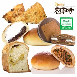  천년누리 전주빵  생크림단팥빵/원조 전주비빔빵 크로켓/초코파이 외 베이커리
