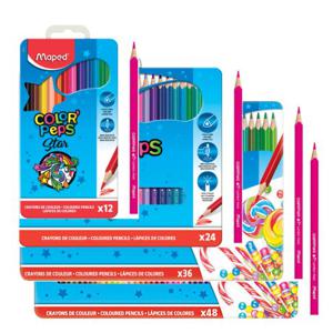 마패드 컬러펩스 일반 색연필 틴케이스 12색 24색 36색 48색 수채화 어린이용 삼각그립 프리미엄