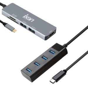 노트북 맥북 C타입 멀티 허브 USB 3.1 HDMI 카드리더기 허브 충전 멀티 포트 확장