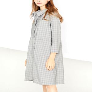 [엔오티] GLEN CHECK MAC COAT