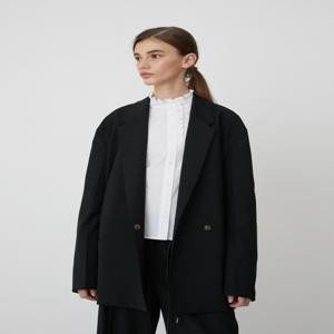 [아에르] Jacket S Loose Fit Black