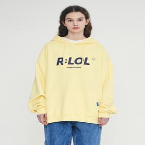 [로라로라] (HD-19703) R:LOL BASIC HOOD T-SHIRT YELLOW